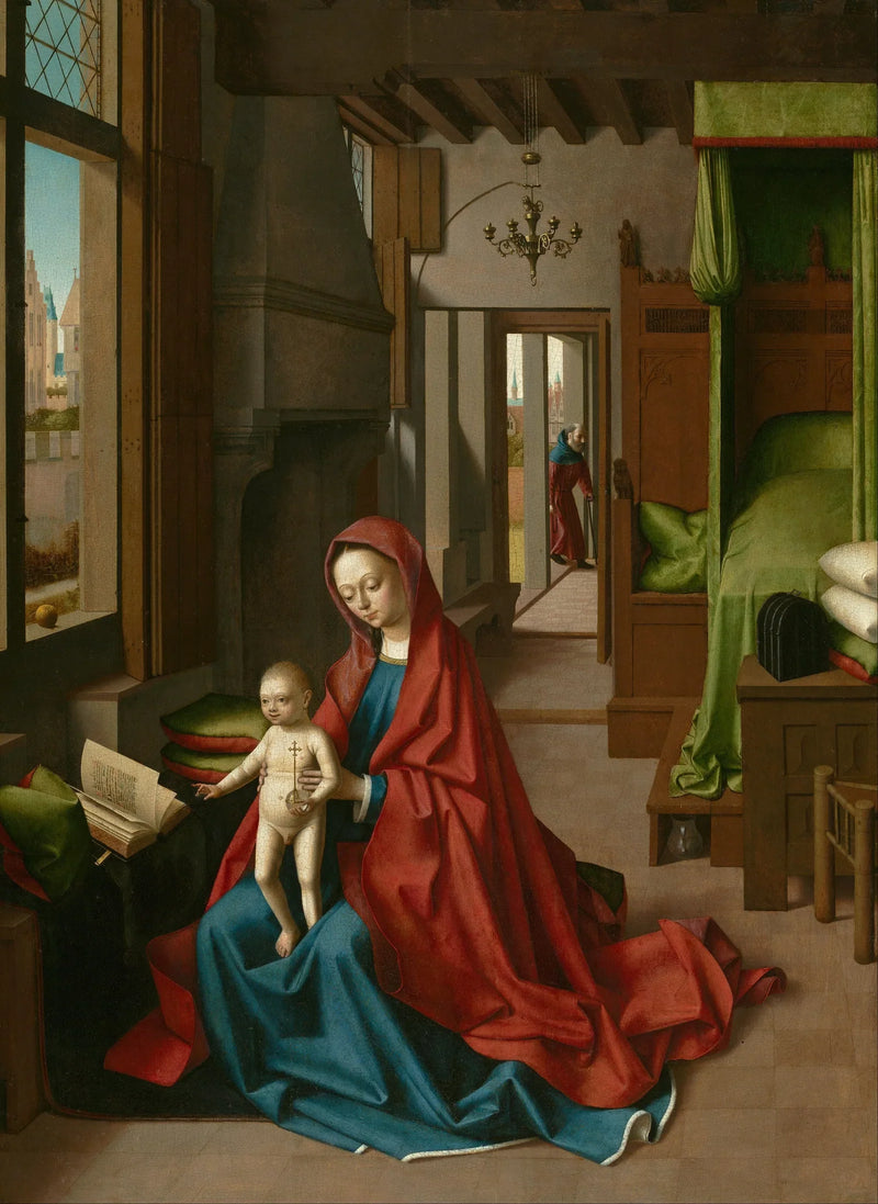 Jungfrau mit Kind in einem häuslichen Interieur - Petrus Christus