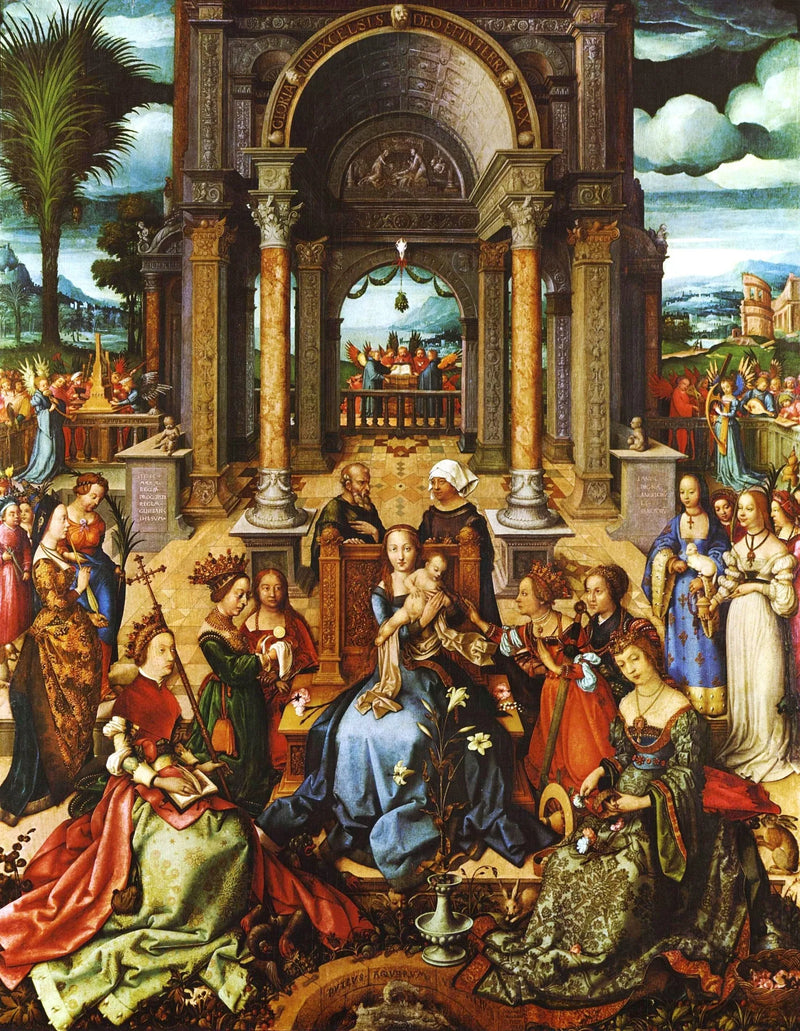 Jungfrau mit Kind von Hans Holbein dem Älteren, Museu Nacional de Arte Antiga - Hans Holbein der Ältere