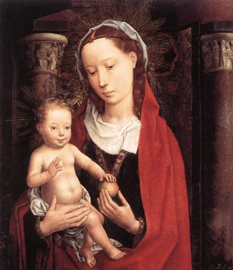 Stehende Jungfrau mit Kind - Hans Memling