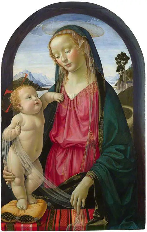 Jungfrau mit Kind - Domenico Ghirlandaio