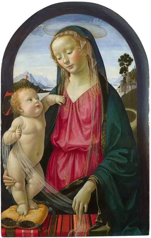 Jungfrau mit Kind - Domenico Ghirlandaio