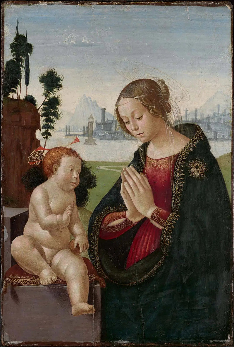 Jungfrau mit Kind - Domenico Ghirlandaio