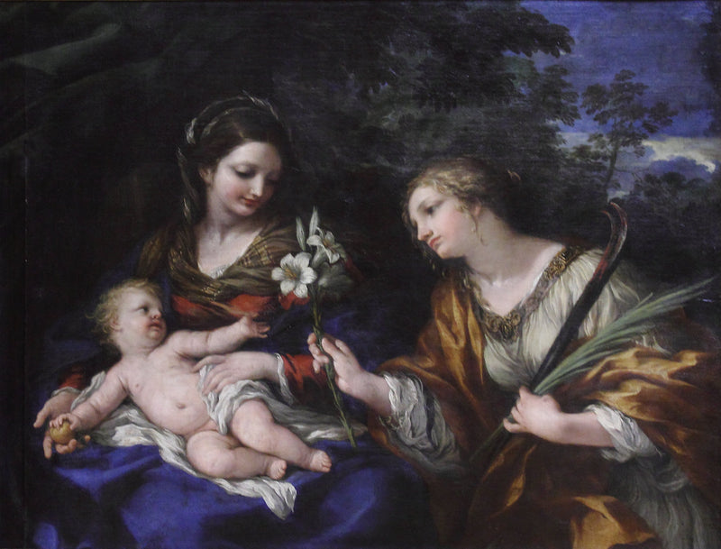 Jungfrau mit Kind und heilige Martina - Pietro da Cortona