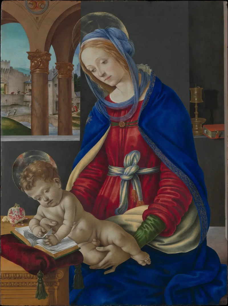 Jungfrau mit Kind - Filippino Lippi