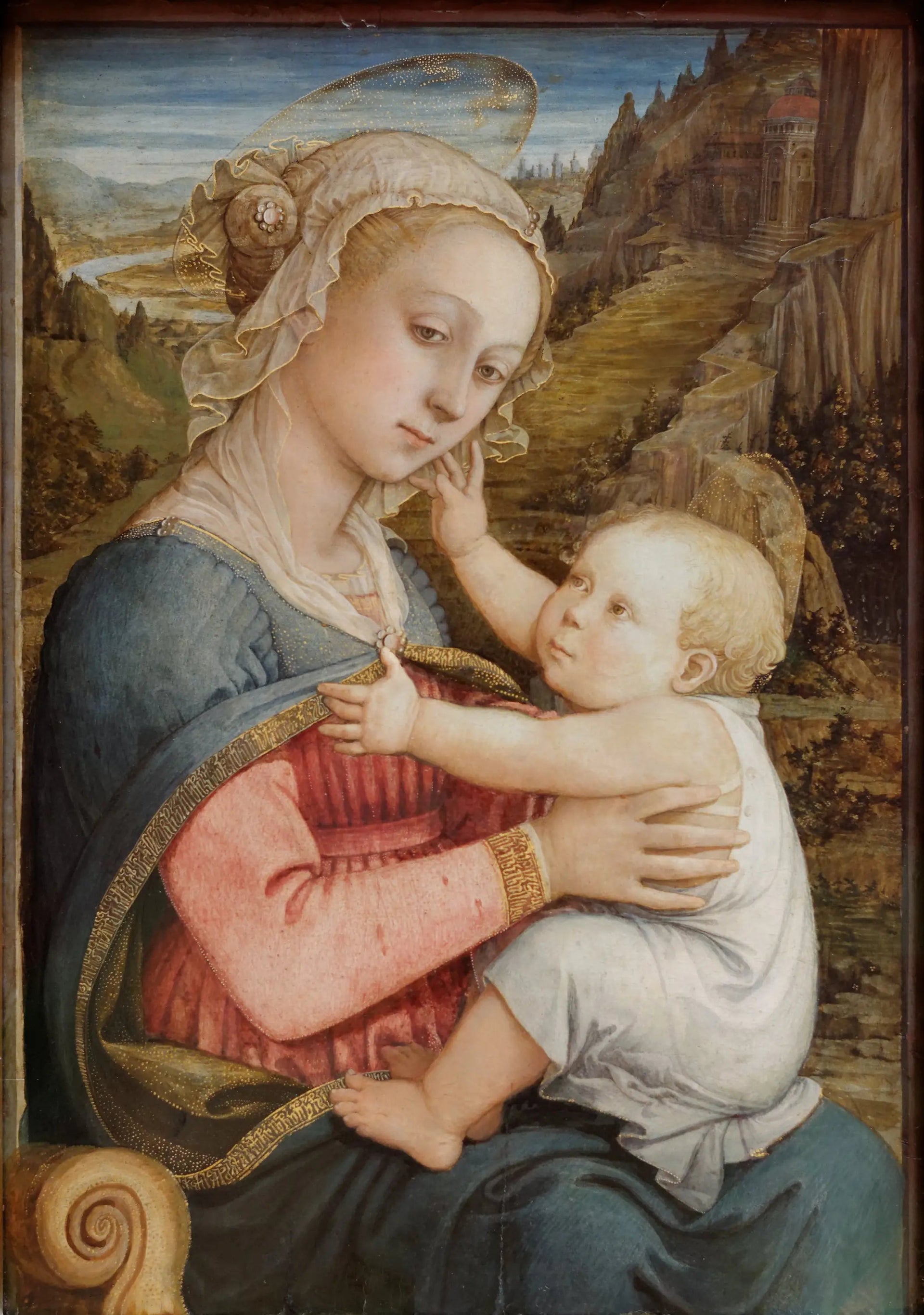 Vierge à l'Enfant - Fra Filippo Lippi image 1 reproduction d’œuvre d’art à l’huile