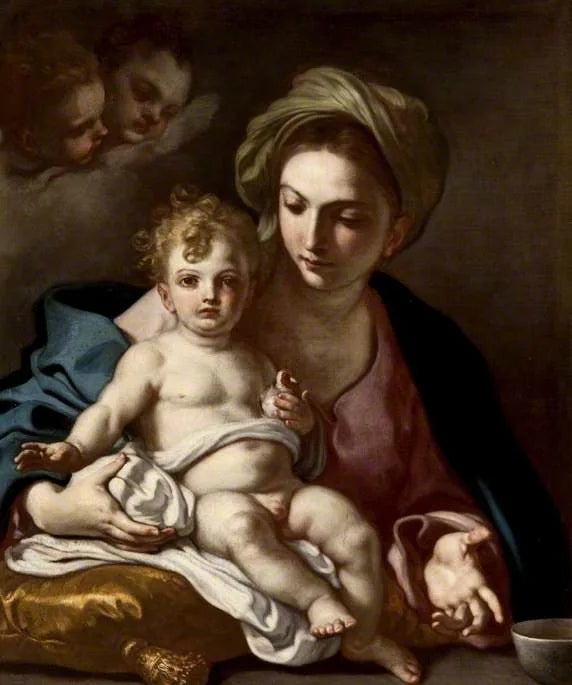Jungfrau mit Kind - Francesco Solimena