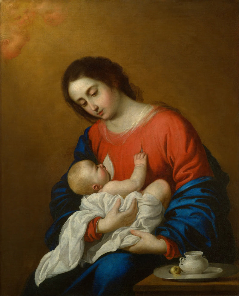 Jungfrau mit Kind - Francisco de Zurbarán