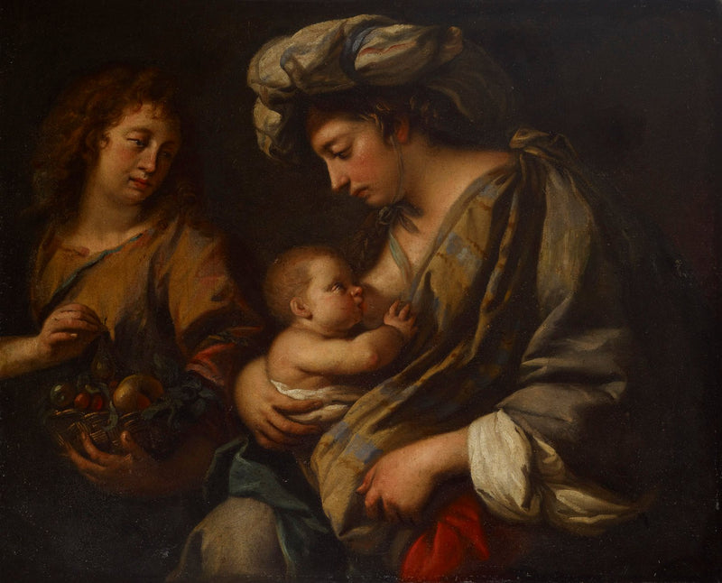 Jungfrau mit Kind - Guercino