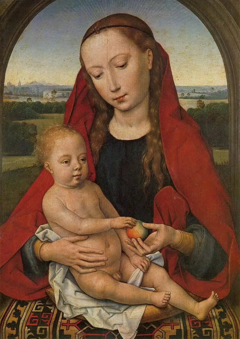 Jungfrau mit Kind. - Hans Memling