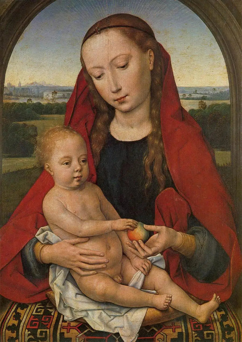 Jungfrau mit Kind. - Hans Memling