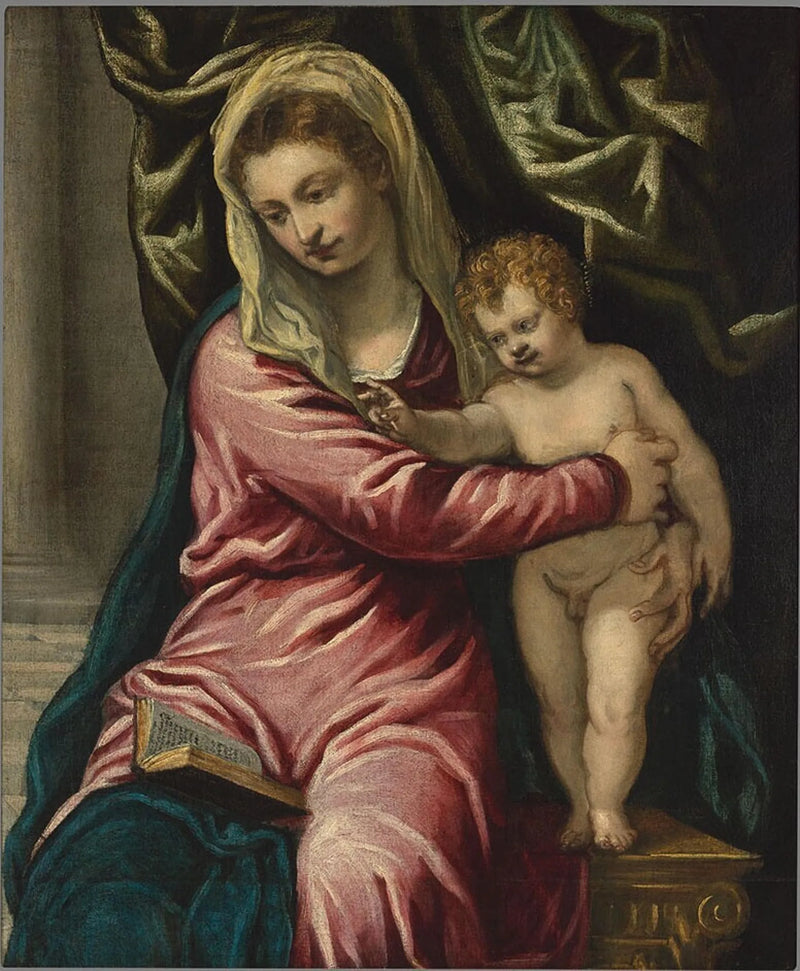 Jungfrau mit Kind - Jacopo Tintoretto