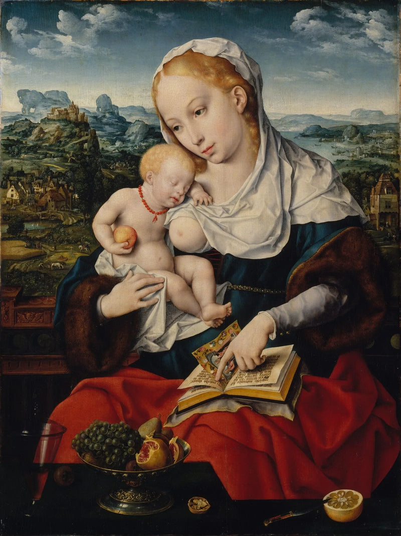 Jungfrau mit Kind. - Joos van Cleve