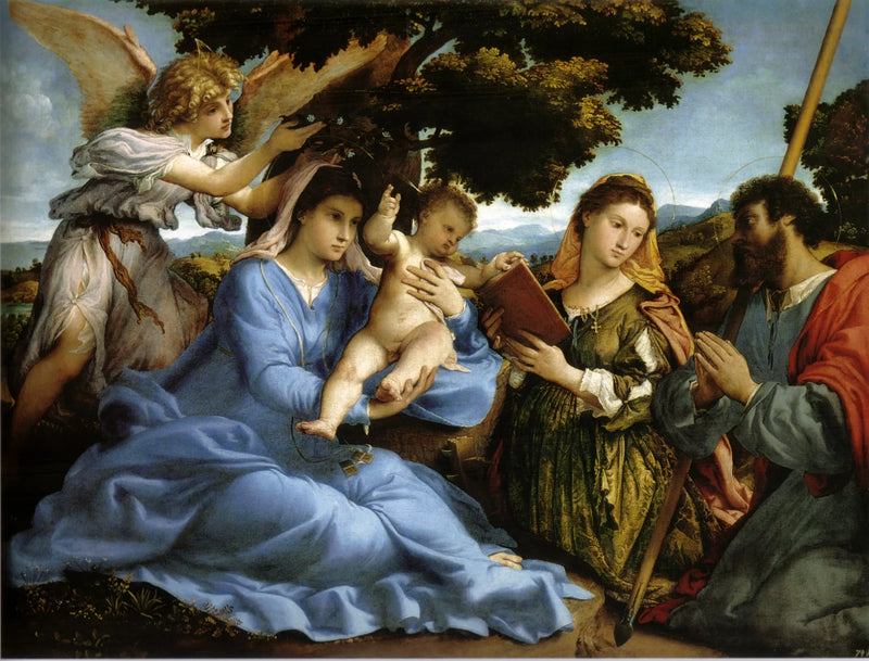 Jungfrau mit Kind - Lorenzo Lotto