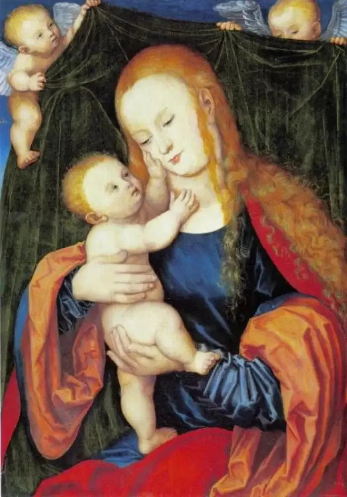 Jungfrau mit Kind - Lucas Cranach der Ältere