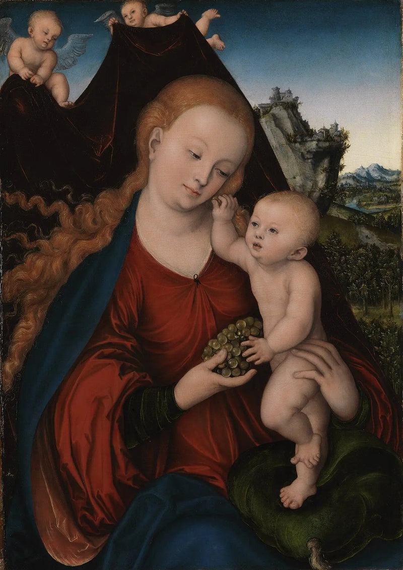 Jungfrau mit Kind - Lucas Cranach der Ältere