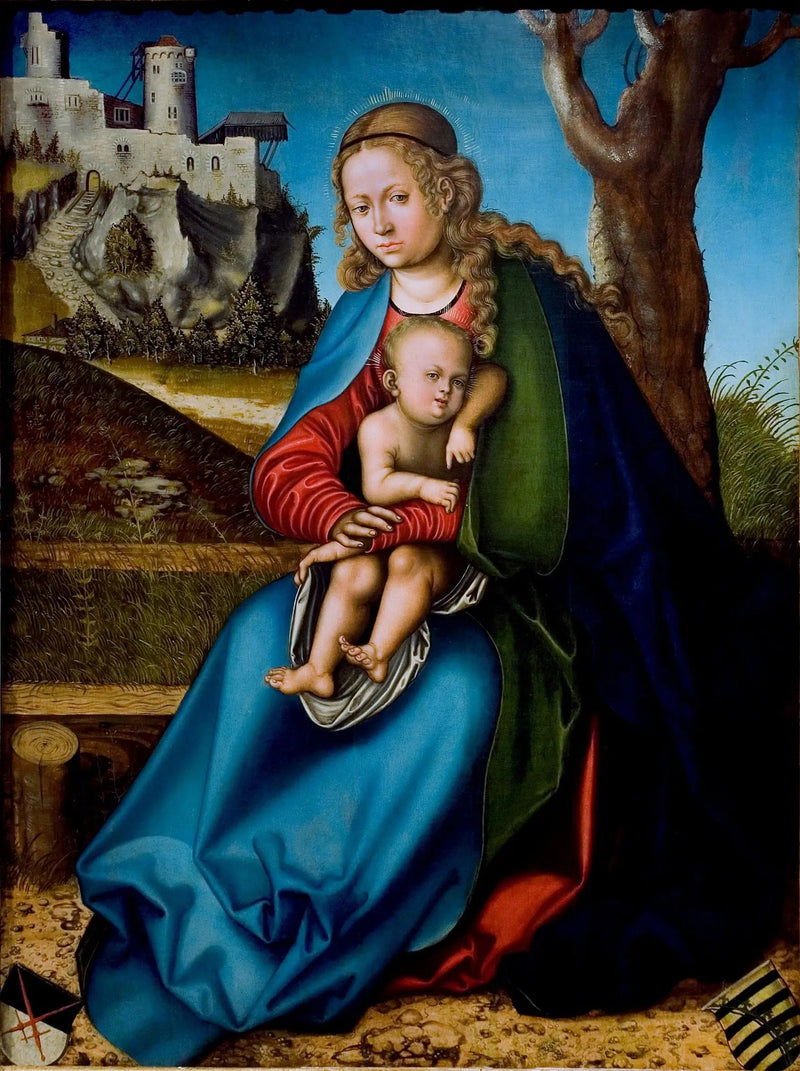 Jungfrau mit Kind - Lucas Cranach der Ältere