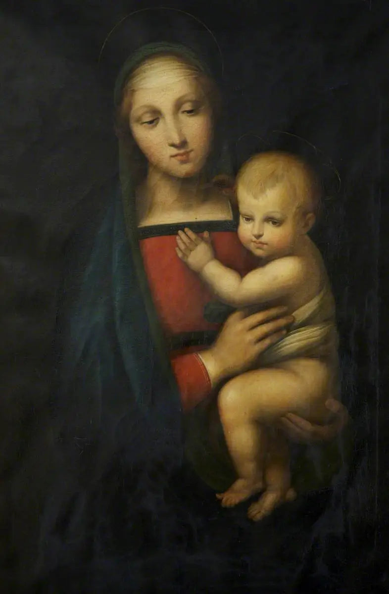 Vierge à l'Enfant, Madonna del Granduca - Raphaël Sanzio image 1 reproduction d’œuvre d’art à l’huile