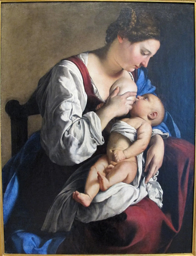 Jungfrau mit Kind - Orazio Gentileschi