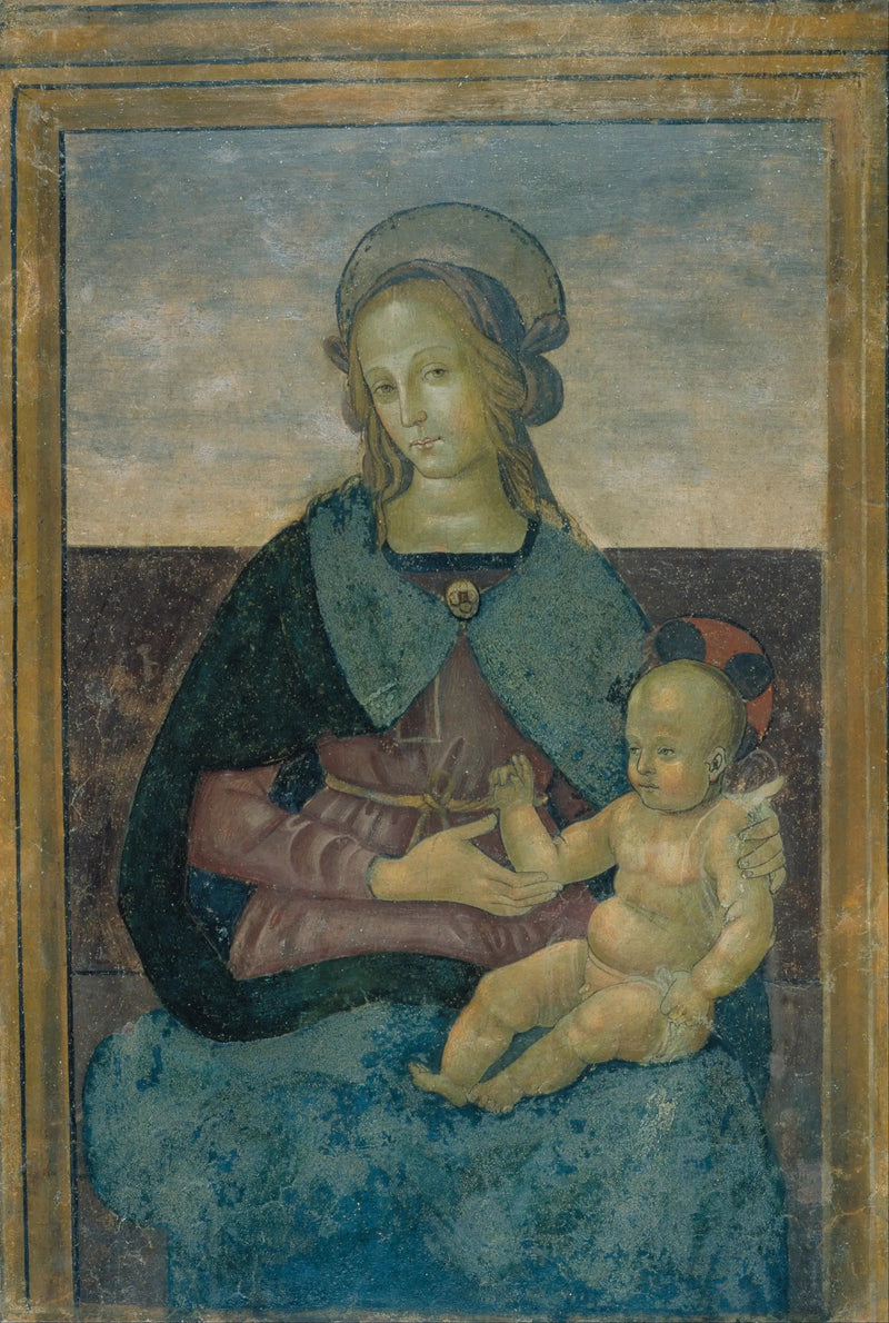 Jungfrau mit Kind - Pietro Perugino