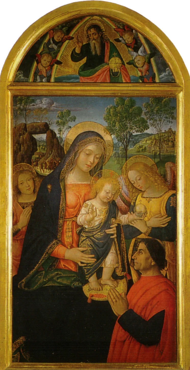 Jungfrau mit Kind - Pinturicchio