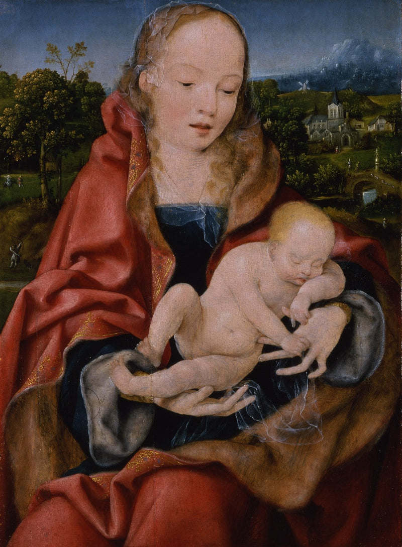 Jungfrau mit Kind (Prag) - Joos van Cleve