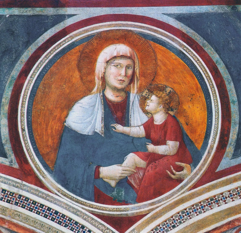 Jungfrau mit Kind lachend - Giotto