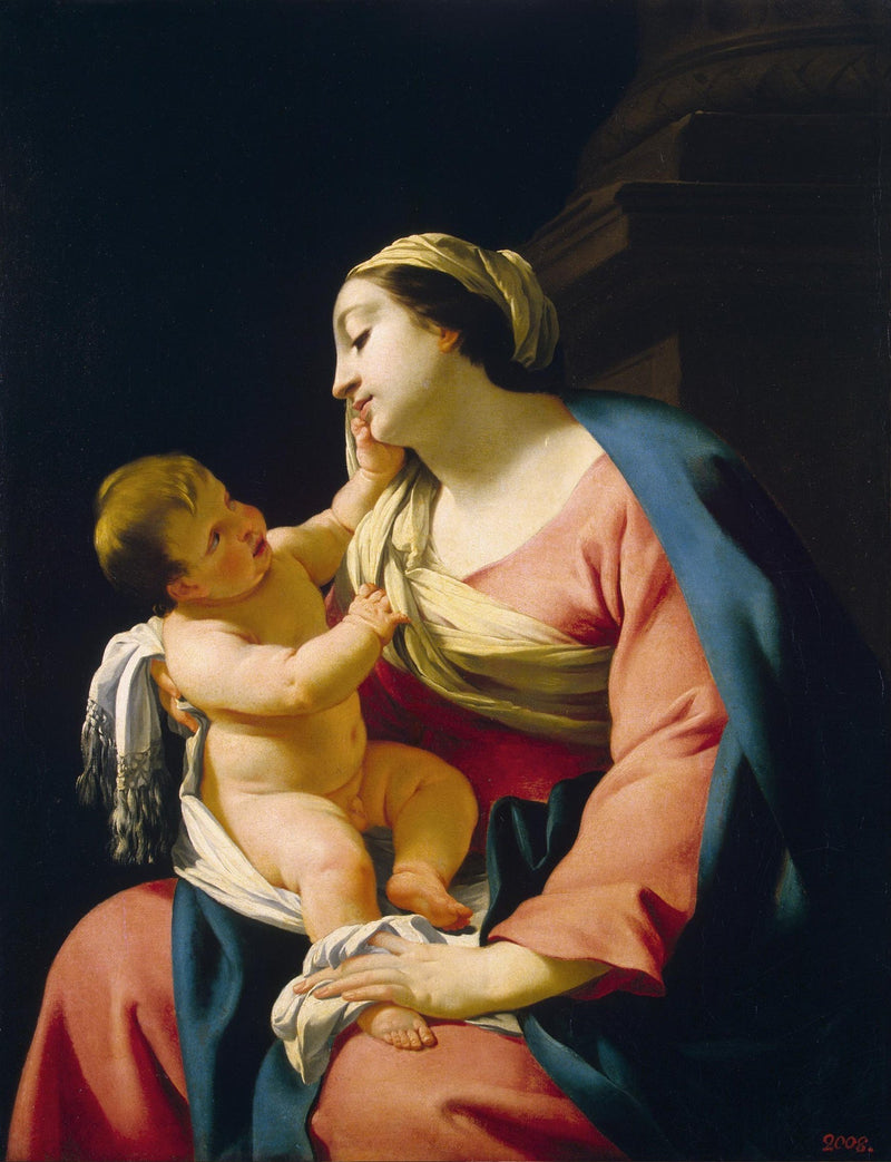 Jungfrau mit Kind - Simon Vouet