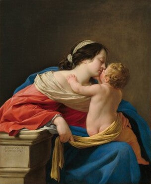 Jungfrau mit Kind - Simon Vouet