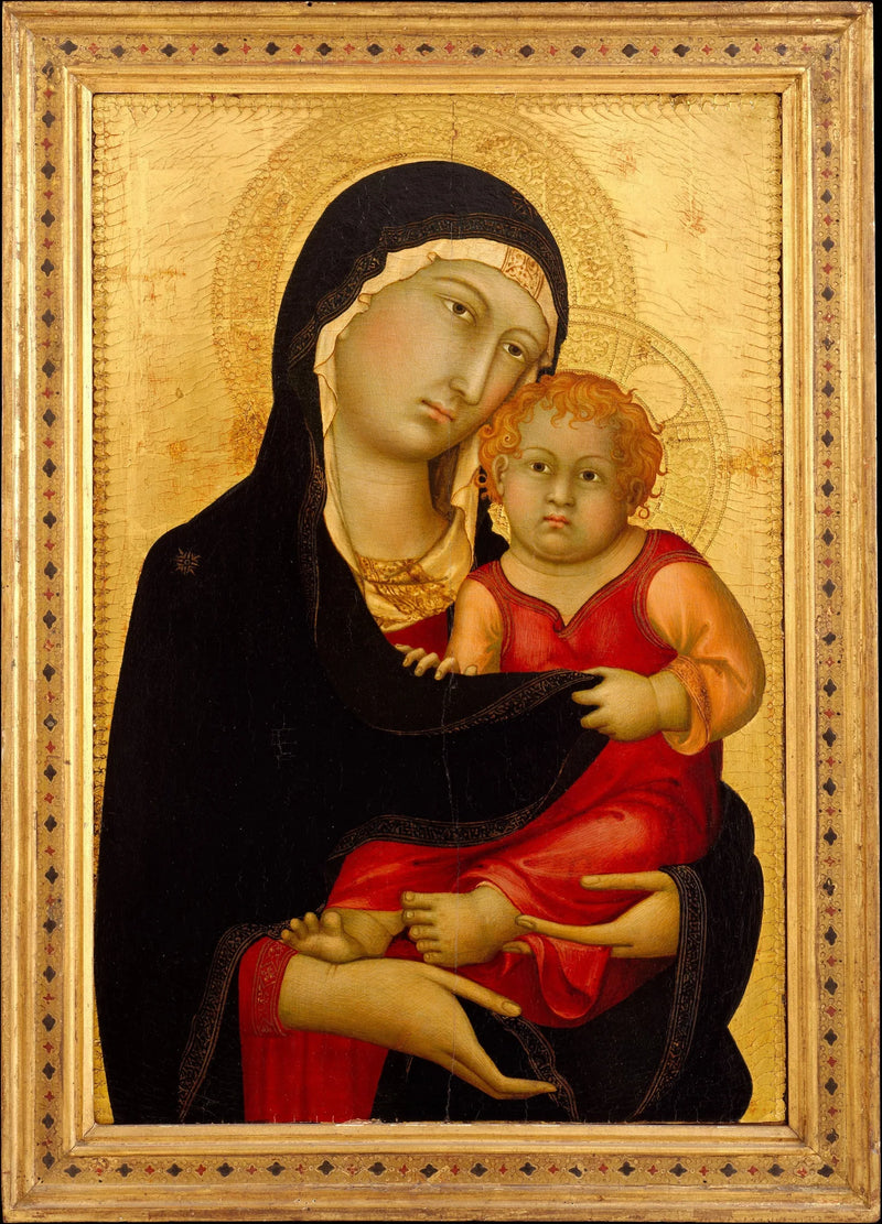 Jungfrau mit Kind - Simone Martini