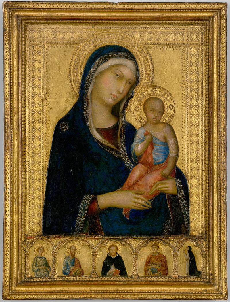 Jungfrau mit Kind - Simone Martini