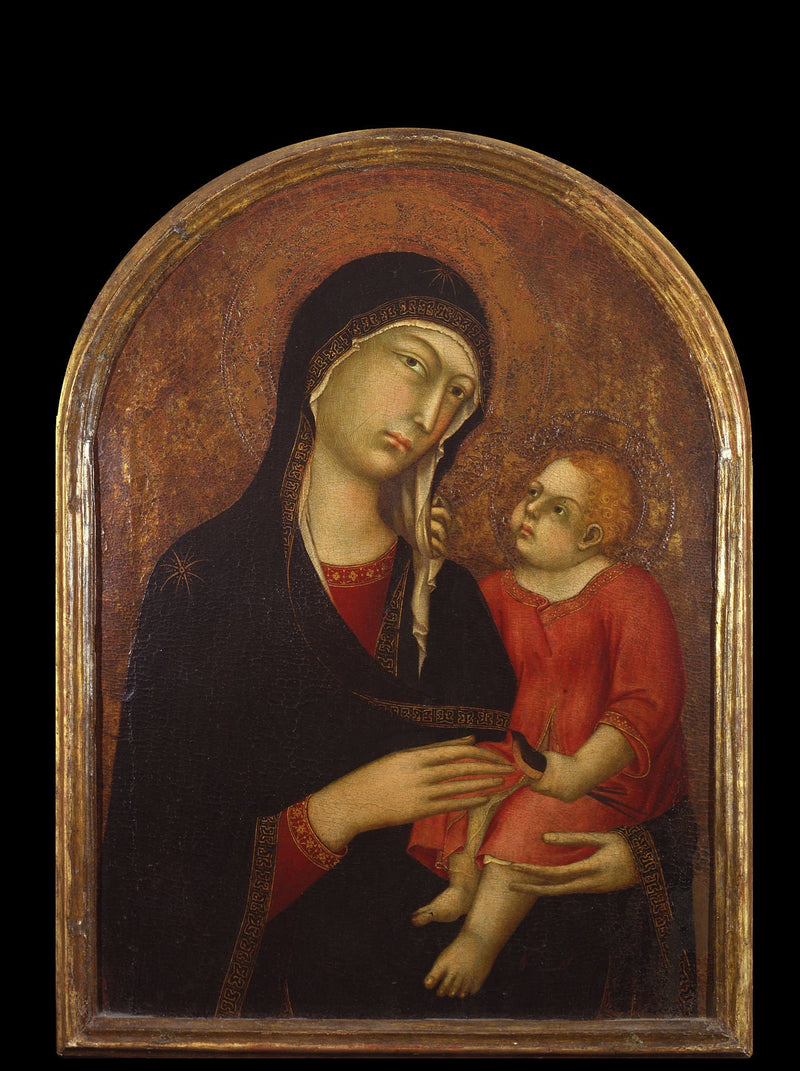Jungfrau mit Kind - Simone Martini