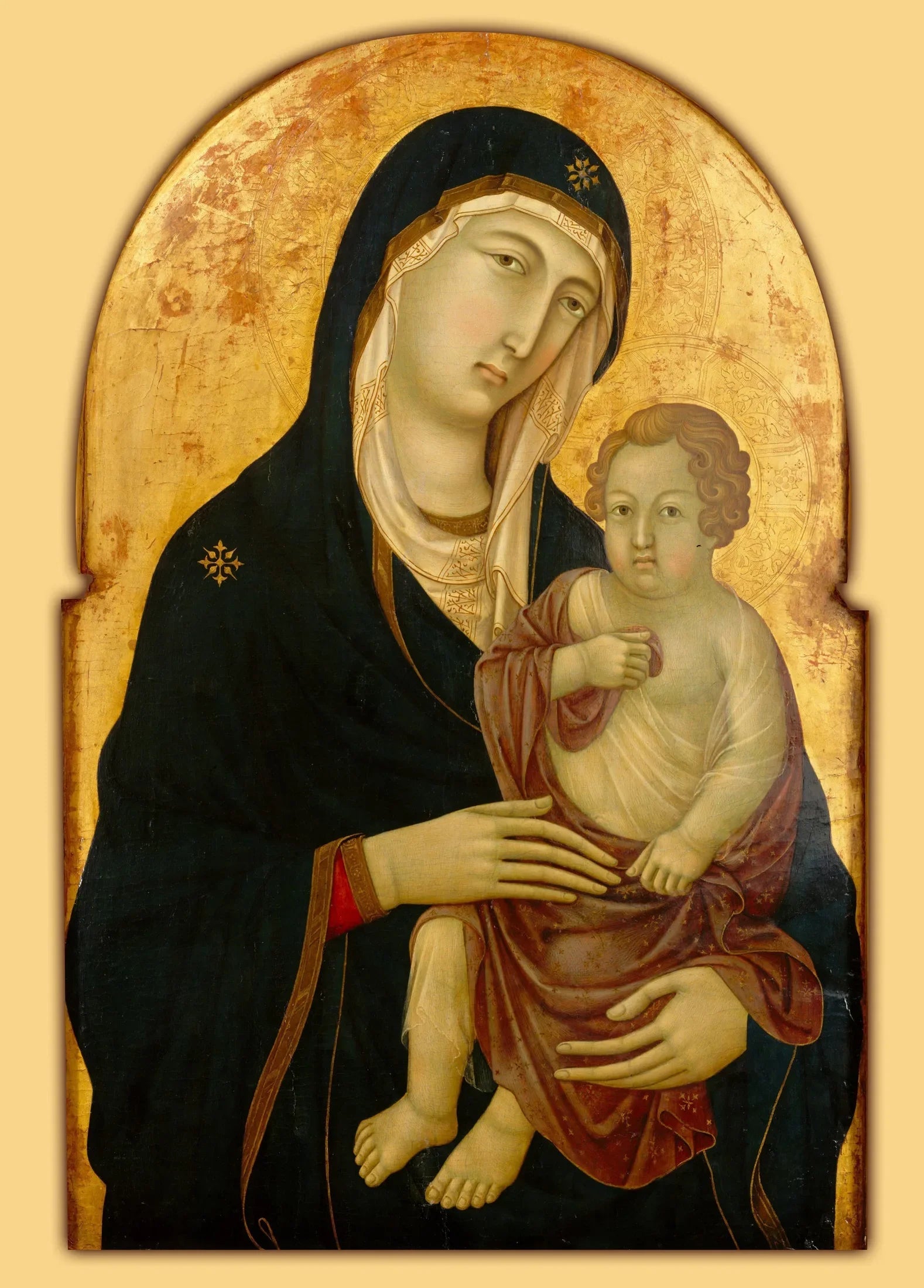 Vierge à l'Enfant - Ugolino di Nerio image 1 tableau peint à l’huile sur toile