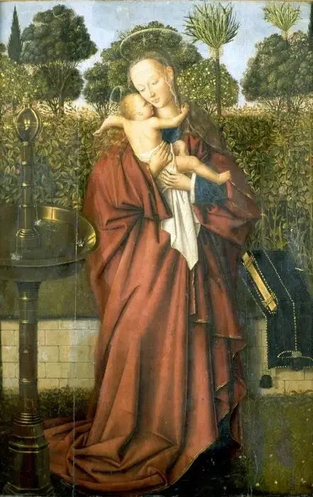 Jungfrau an der Fontäne - Jan van Eyck