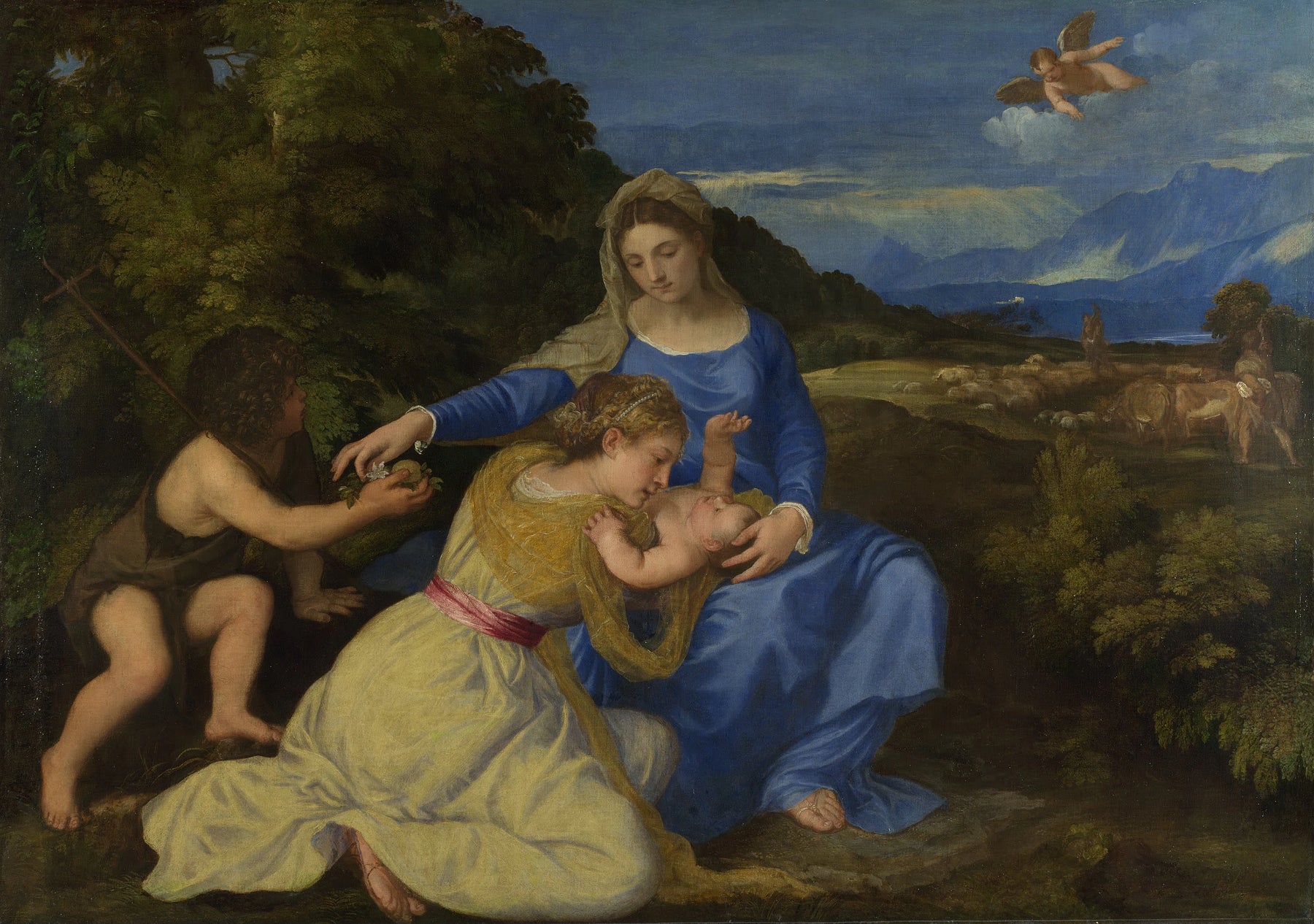 Vierge Aldobrandini - Titien