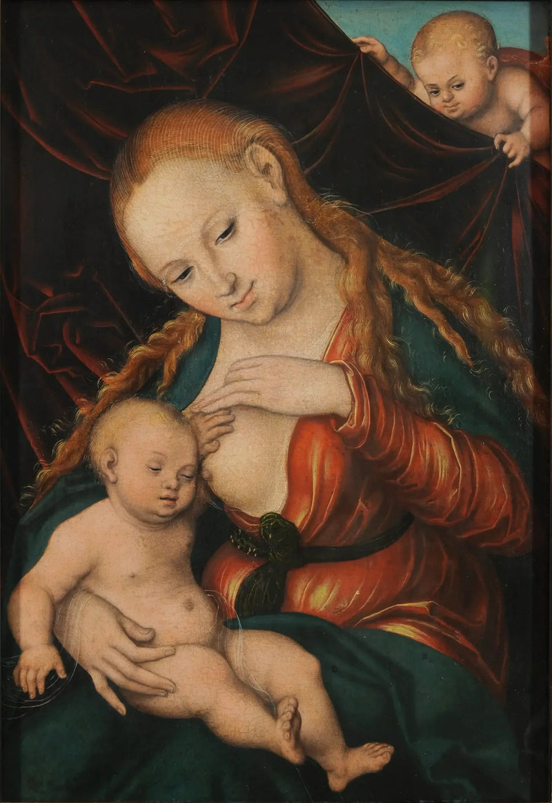 Jungfrau mit Kind stillend - Lucas Cranach der Ältere