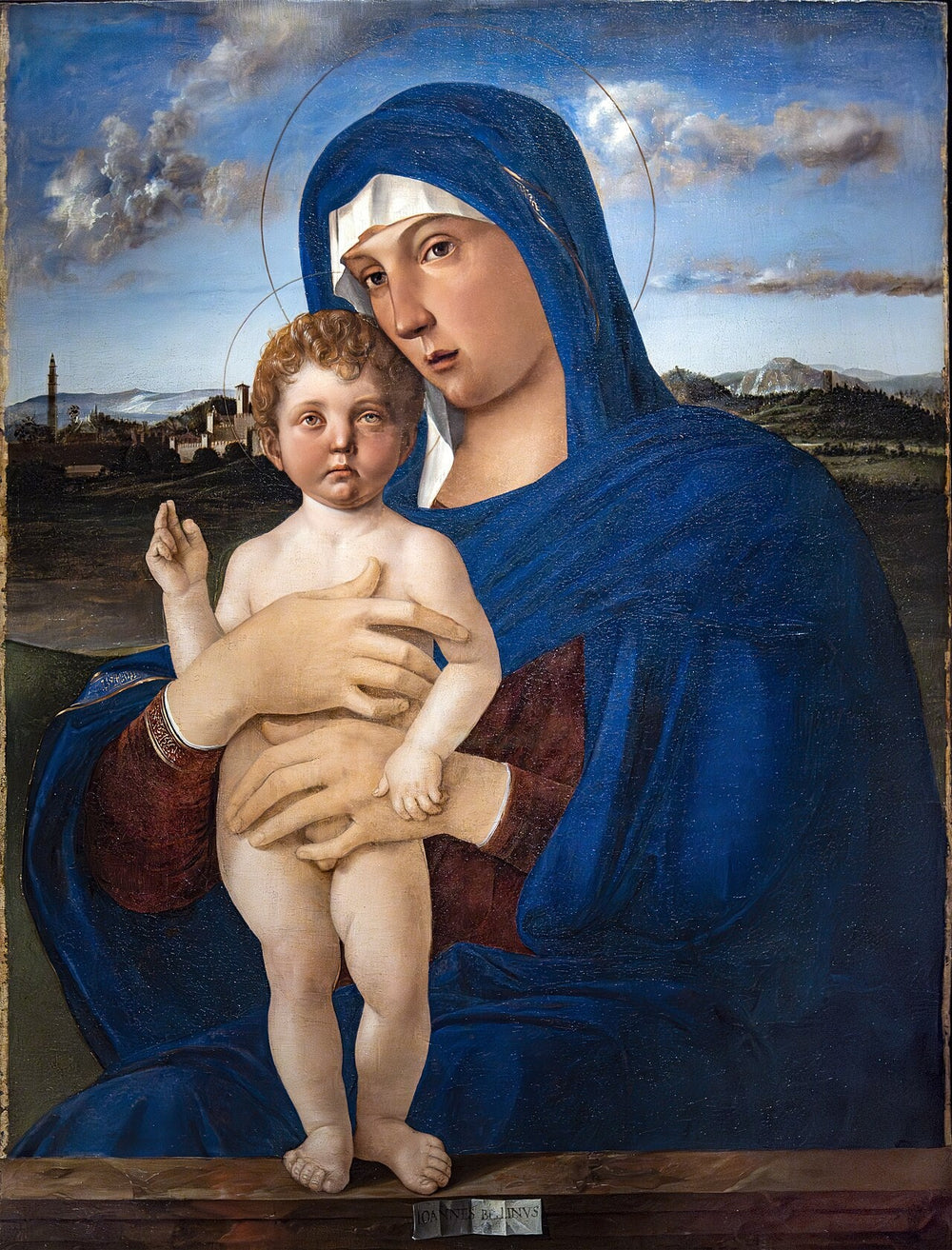 Vierge Contarini - Giovanni Bellini image 1 copie peinte à la main à l’huile