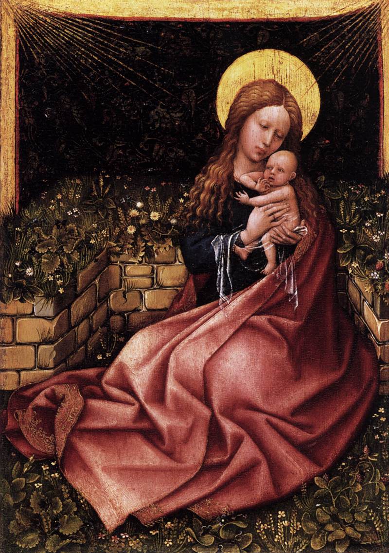 Demutige Jungfrau - Robert Campin