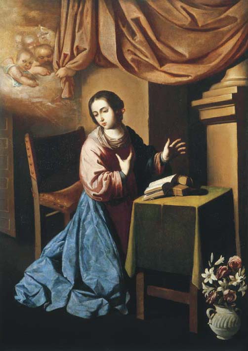 Verkündigung der Jungfrau Maria - Francisco de Zurbarán