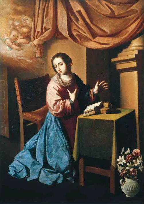 Verkündigung der Jungfrau Maria - Francisco de Zurbarán