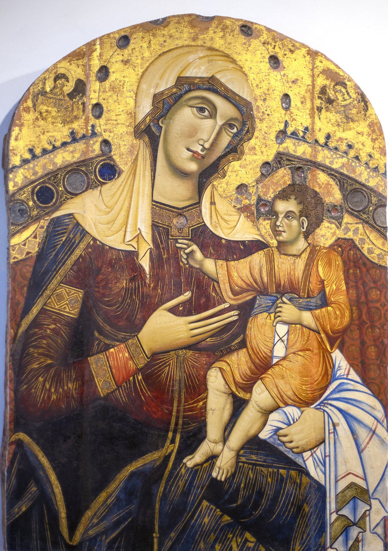 Jungfrau des heiligen Bernhard - Guido da Siena
