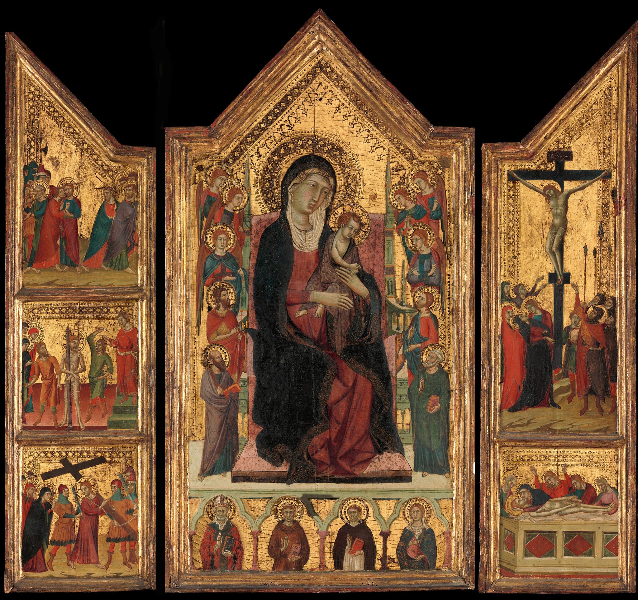 Vierge à l'Enfant en majesté - Master of Monte Oliveto