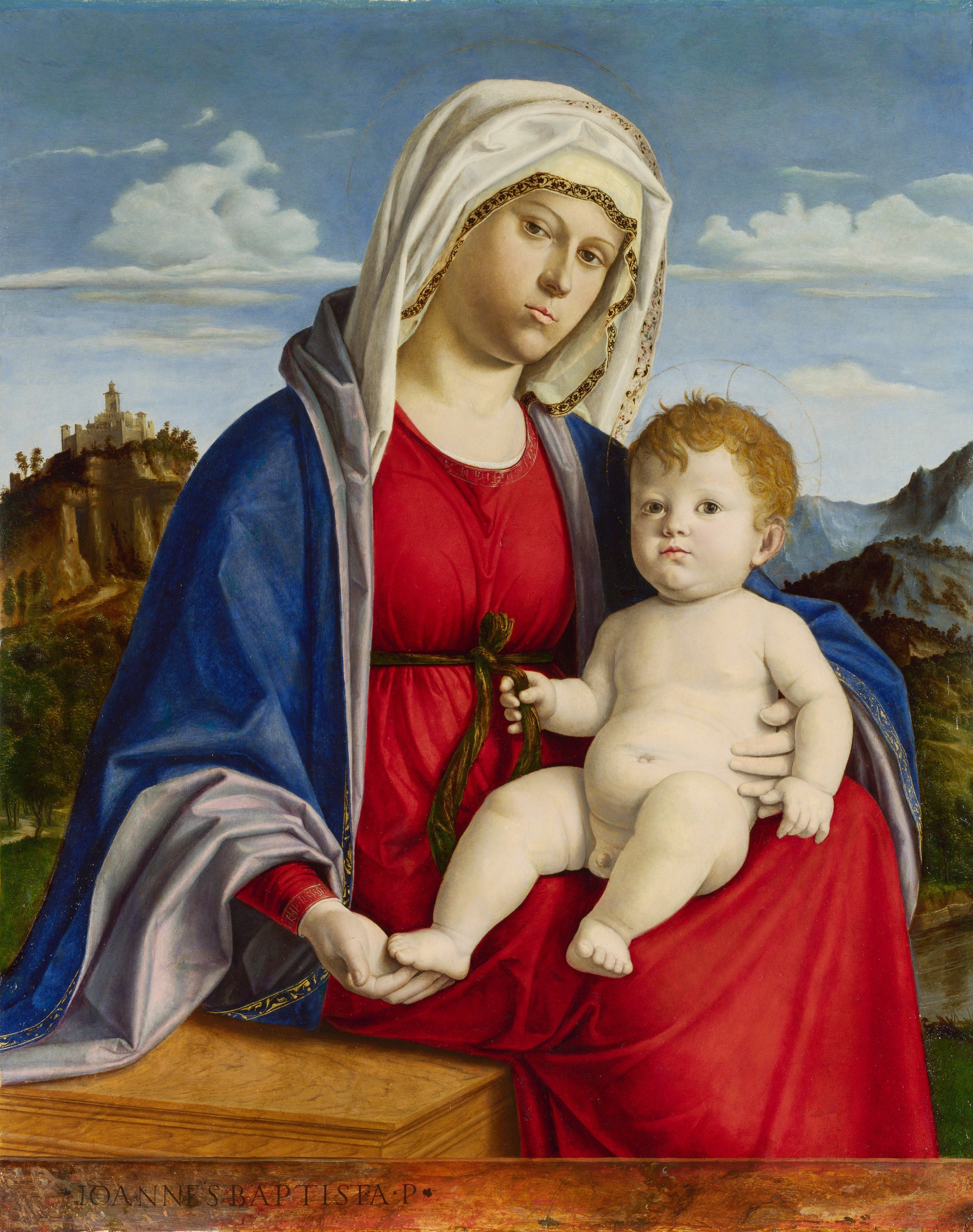 Vierge et Enfant - Cima da Conegliano image 1 reproduction de peinture à l’huile