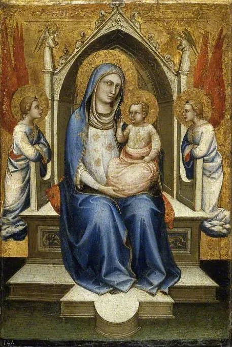 Jungfrau und Kind in Majestät - Lorenzo Monaco