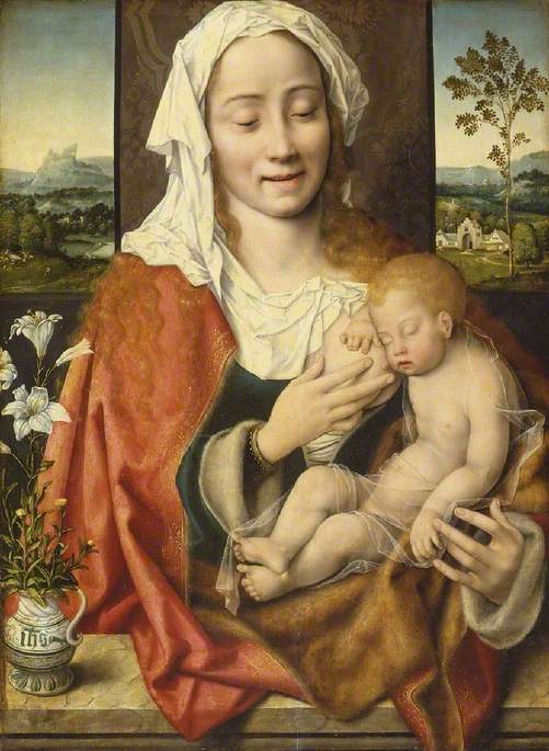 Jungfrau und Kind - Joos van Cleve