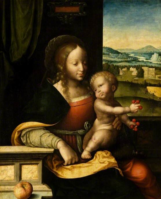 Jungfrau und Kind - Joos van Cleve