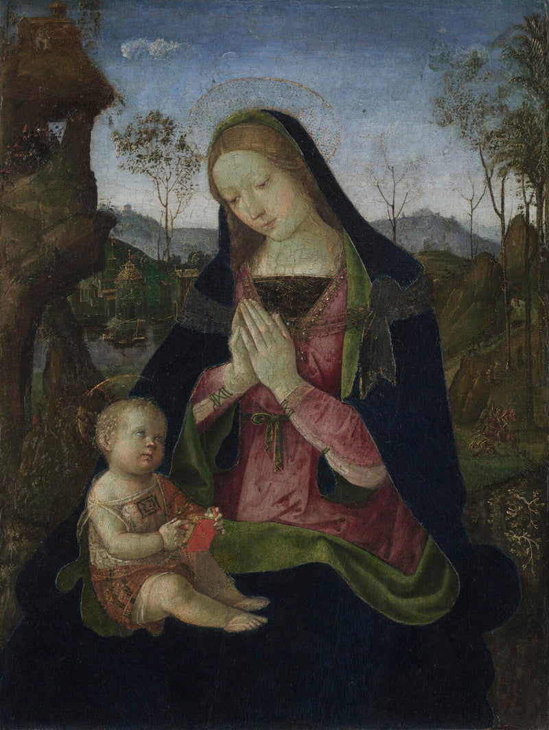 Jungfrau und Kind - Pinturicchio