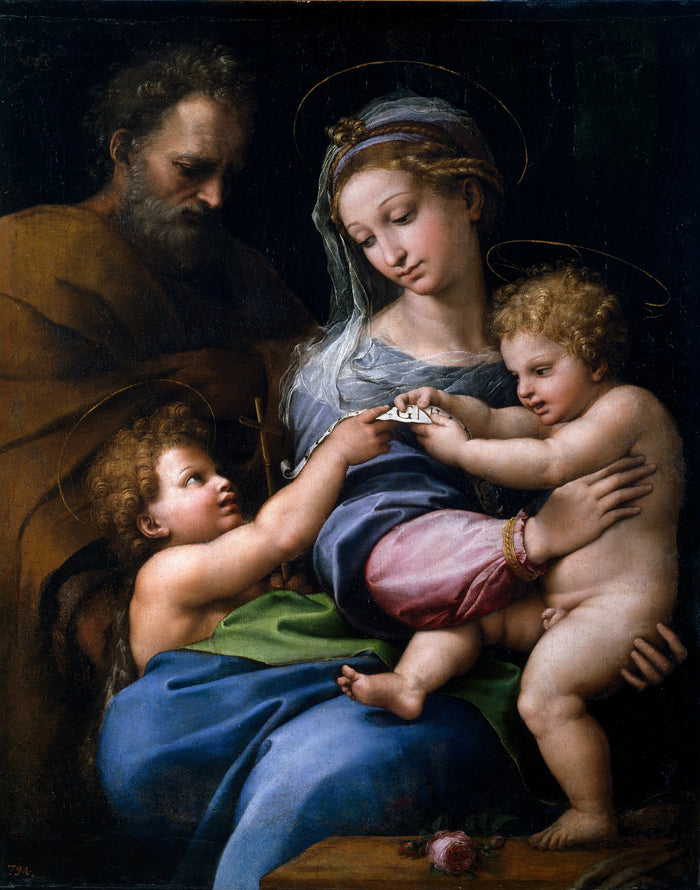 Die Jungfrau der Rose, ca. 1517 - Raphaël