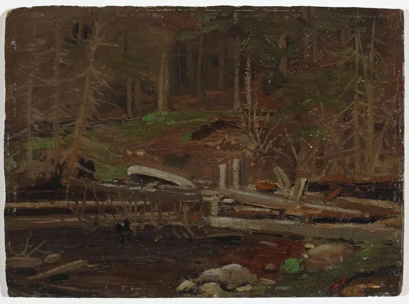 Altes Holzstaubelement, Algonquin Park - Tom Thomson