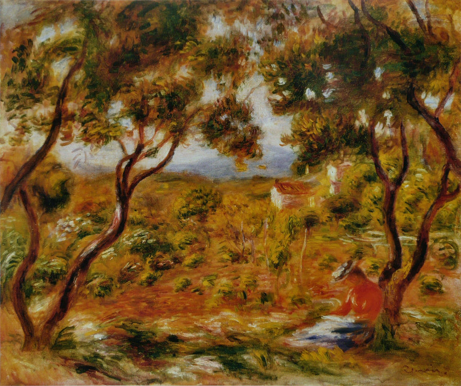 Die Weinberge in Cagnes - Pierre-Auguste Renoir