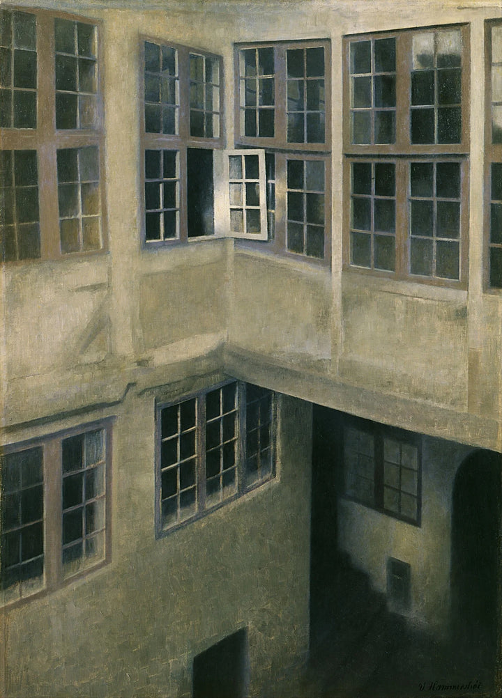 Innenhof, Strandgade 30 - Vilhelm Hammershøi